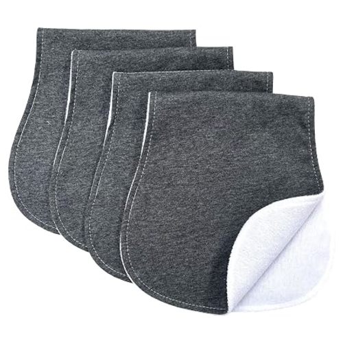 Baby Burp Cloths Baby Burp Set Curved Absorbent and Soft Valuable 4 Pack