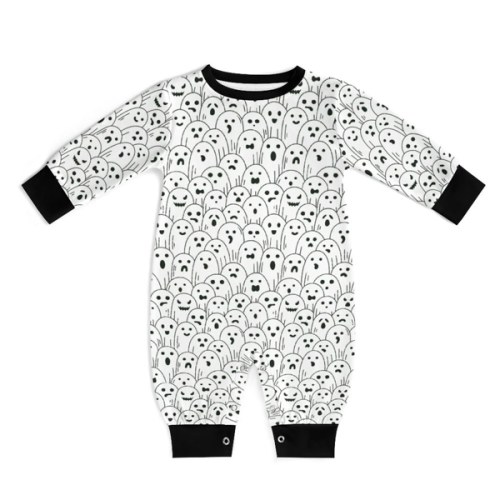 Ghost Crowd PJ Romper (Babies/Toddlers) - PRE ORDER – Witching Hour Baby