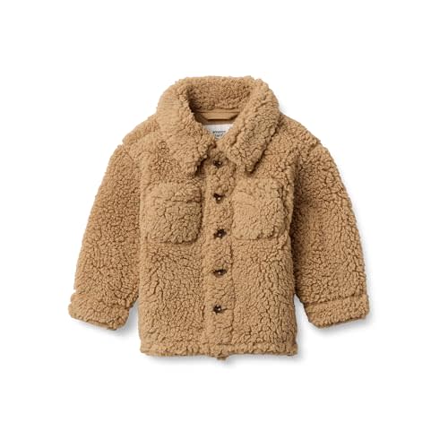 Amazon Essentials x Sofia Grainge Unisex-Baby Sherpa Overshirt Jacket