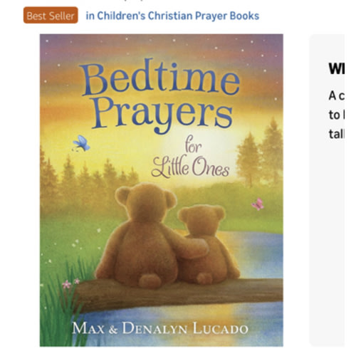 Bedtime Prayers for Little Ones (Max Lucado’s Bedtime Prayers for Little Ones)
