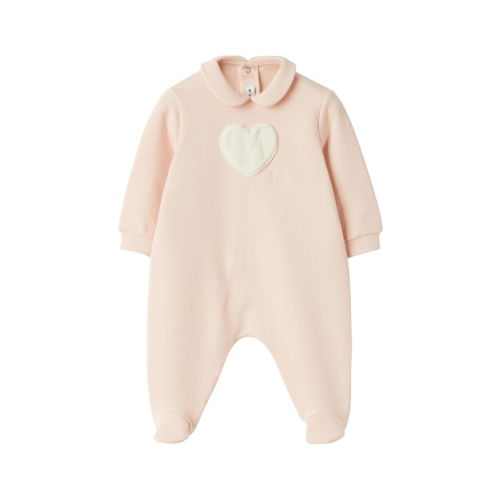 Heart Collared Footie