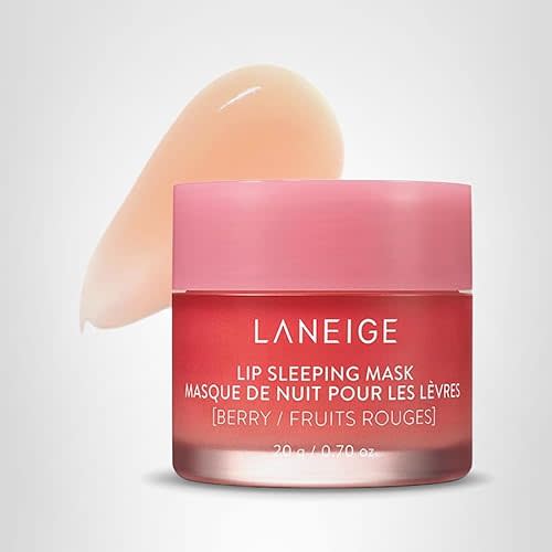 LANEIGE Lip Sleeping Mask: Nourish, Hydrate, Vitamin C, Murumuru & Shea Butter, Antioxidants, Flaky, Dry Lips