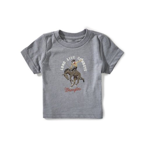 Wrangler® Baby Boys Short-Sleeve Long Live Cowboys Printed T-Shirt