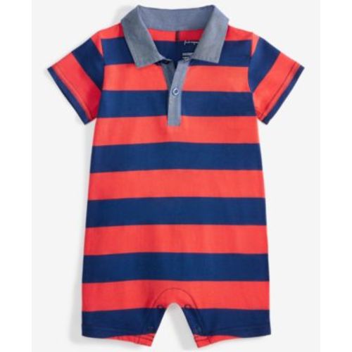 Baby Boys Polo Rugby Striped Sunsuit, Exclusively at Macy's