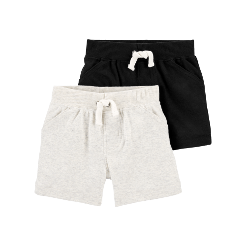 Baby 2-Pack Cotton Pull-On Shorts | Carter's