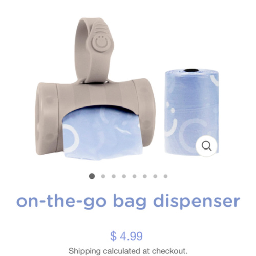 on-the-go bag dispenser