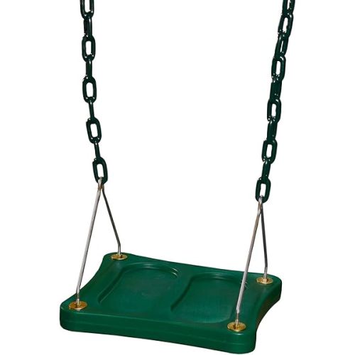 Gorilla Playsets 04-0026 Stand 'N Swing Swing Set Attachment with Green Coated Chains