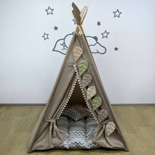 Leafy Teepee Leaves Play Tent Forest Playhouse
