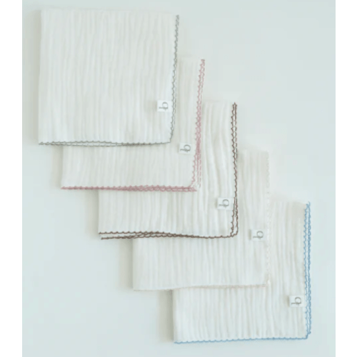 Bloomere Muslin Cotton (Burp/Multiuse) Soft Cloths - 5 PACK