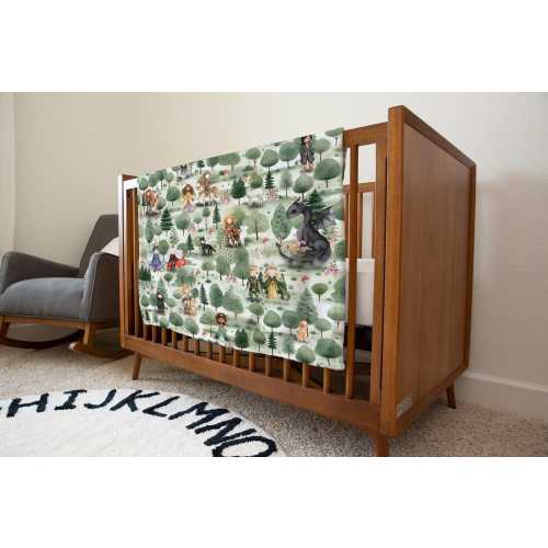 Throne of Glass Friends of Terrasen Blanket | Character Nursery Decor