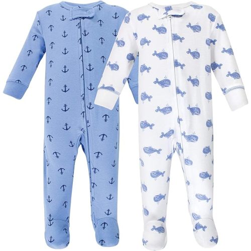Hudson Baby Unisex Baby Cotton Sleep and Play