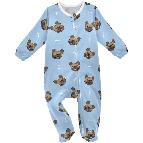 vvfelixl Bernese Mountain Dog Baby Sleepers For Girl Boys Newborn Baby Play One-Piece Footies For 0-24 Months