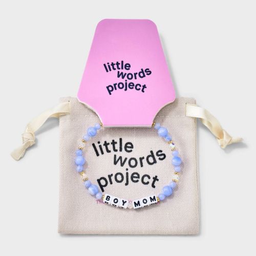 Little Words Project Boy Mom Beaded Bracelet - Blue