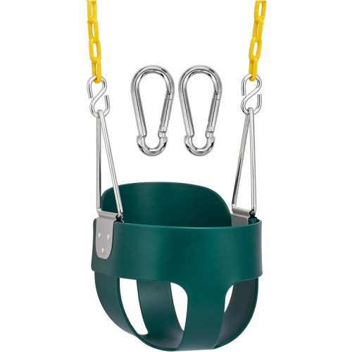 Sorbus Baby Swing, High-Back Full Bucket Toddler Swing with Coated Chains