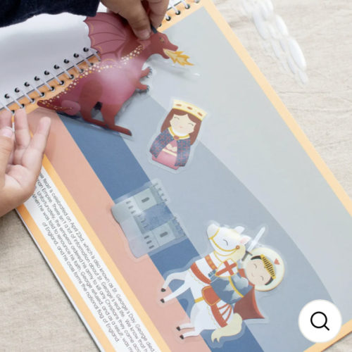 Saintly Scenes Book #2 - Reusable Sticker Scene and Coloring Book