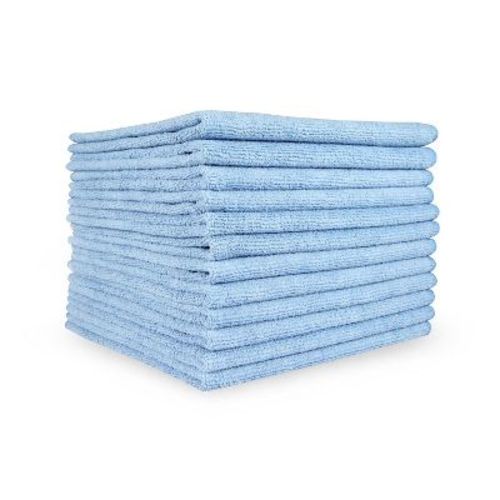 Smart Choice Microfiber Cleaning Cloths 12x12 30gm Blue (12/Pack)