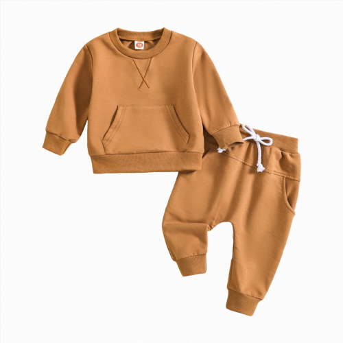 TOWED22 Baby Toddler Boy Clothes Fall Winter Outfit Long Sleeve Sweatshirts Pants Set 6 9 12 18 24 Months 3T 4T 5T Boy Clothes(Blazer,3-6 M)