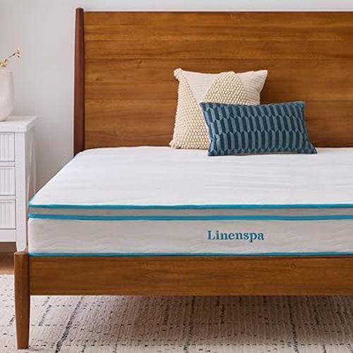 “Queen Size 8 Inch Hybrid” Memory Foam and Spring Mattress