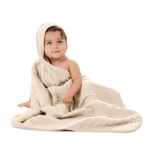 Baby Hooded Towels in Sand – Comfy Cubs