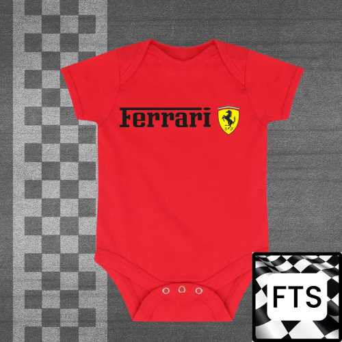 Ferrari F1 Baby Bodysuit: Leclerc Formula One Fan Gift