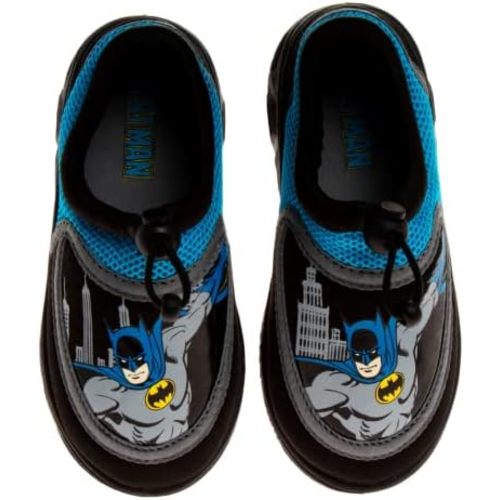 Josmo Boys' Boys' Batman Water Shoes - Aqua Socks for Kids- Sandals Waterproof
