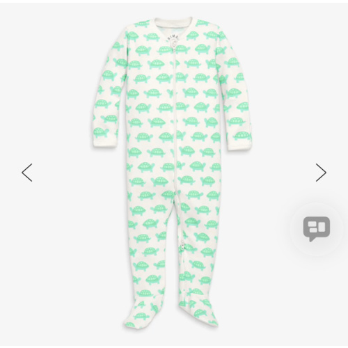 The baby organic zip footie | Primary.com