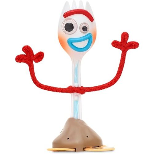 Disney Store Official Forky Talking Action Figure from Toy Story - Features Sounds and Phrases from The Movies - Interacts with Other Figures and Toys