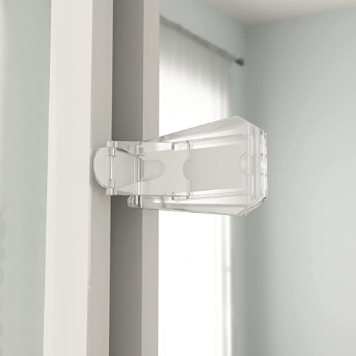 Child Safety Lock for Sliding Doors for Closet, Patio, Glass Door Locks, 6 Pack