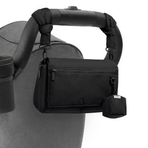 Huggies Roll and Stroll diaper caddy and crossbody- Black