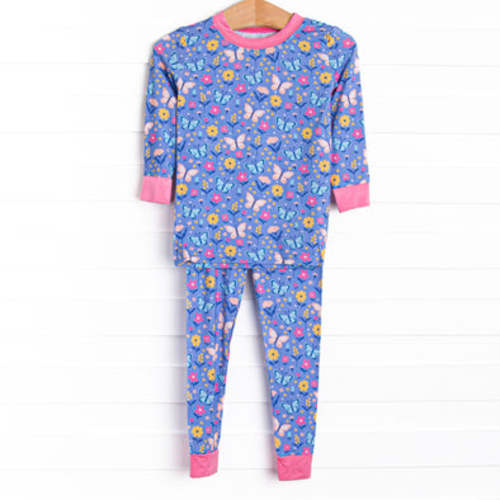 Busy Butterfly Bamboo Pajama Set, Purple – Stitchy Fish