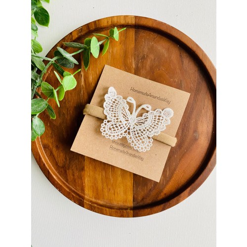 Butterfly Bow - Baby Bow - Baby headband - Butterfly Clip - Butterfly Hair Accessory - Girls headband - Easter Gift