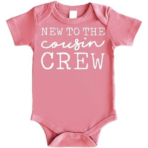 Cousin Crew Cursive T-Shirts and Bodysuits for Baby and Toddler Fun Family Matching Outfits