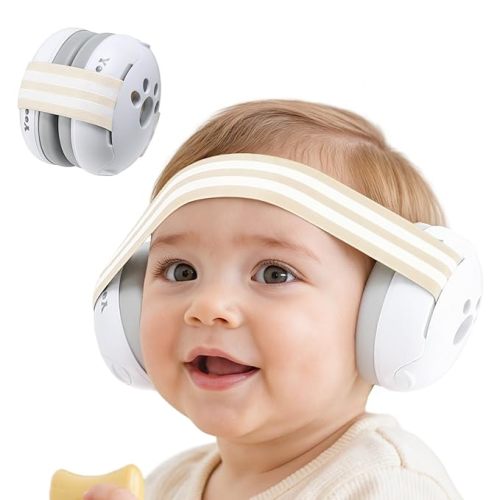 Yoofoss Baby Ear Muffs Noise Protection for Infant and Babies Up to 36 Months - Noise Cancelling Headphones for Ear Protection, Sleep, Travel Baby Essentials