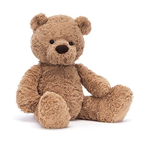 Jellycat Bumbly Bear Stuffed Animal, Medium 16.5 inches - Teddy Bear Plush Toy - Classic Children's Gift