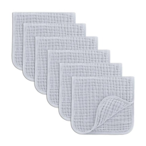 Muslin Burp Cloths (6 Pack)