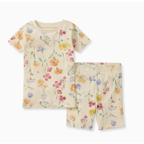 Wildflowers Organic Cotton Two-Piece Pajamas