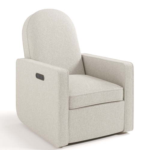 Graco Olivia Nursery Power Recliner Swivel Glider, Dune Basketweave