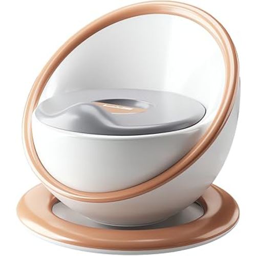Toddler Potty Training Toilet，Removable for Easy Cleaning，Suitable for Children Aged 1 to 3 (Gold)