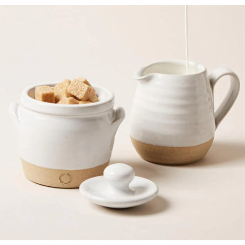Farmhouse Pottery - Farmer's Sugar and Creamer Set