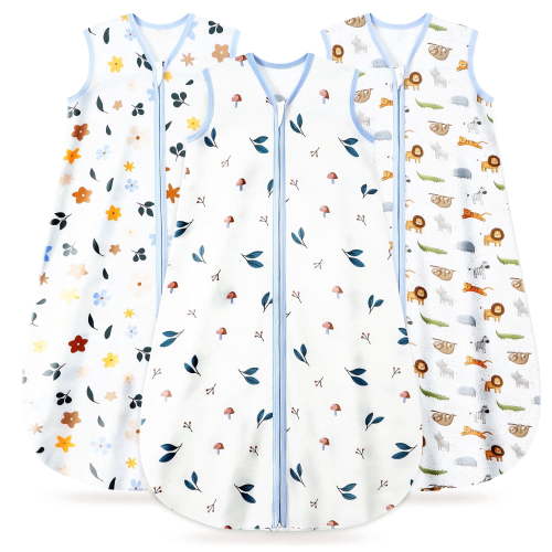 TURMEWU Baby Sleep Sack 12-18 Months Organic Cotton Wearable Blanket