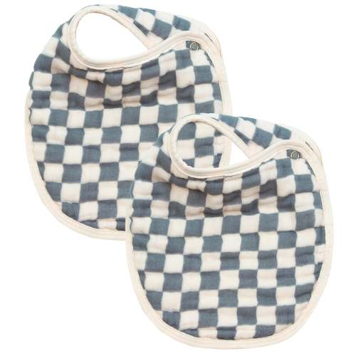 Cloud Muslin™ Bib 2 Pack - Miles/Cream