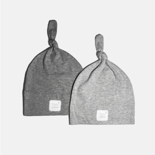 Top Cotton Knot Hat - 2 pack