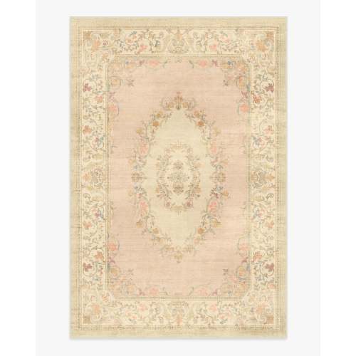 Lady Whistledown Vintage Pink Rug by Bridgerton | Ruggable