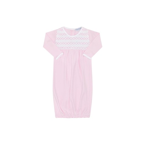 Signature Smocked Girls Gown - Baby, 0-3M- Only a few left