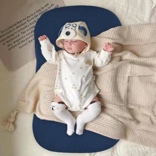 Baby Lounger Lightweight Infant Lounger with Removable Cover Baby Nest Lounger for Newborn Babies Tummy Time Home Bed Couch