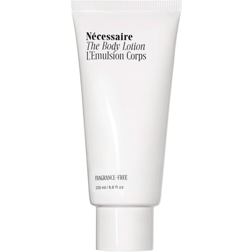 Nécessaire The Body Lotion Fragrance-Free - Multi-Peptide Moisturizer - Firming Body Lotion for Women + Men. 2.5% Niacinamide. Non-Comedogenic + Hypoallergenic for Sensitive Skin– 200 ml/6.8 fl oz