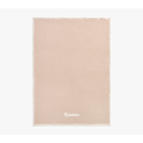 Cozy Jacquard Knit Baby Blanket