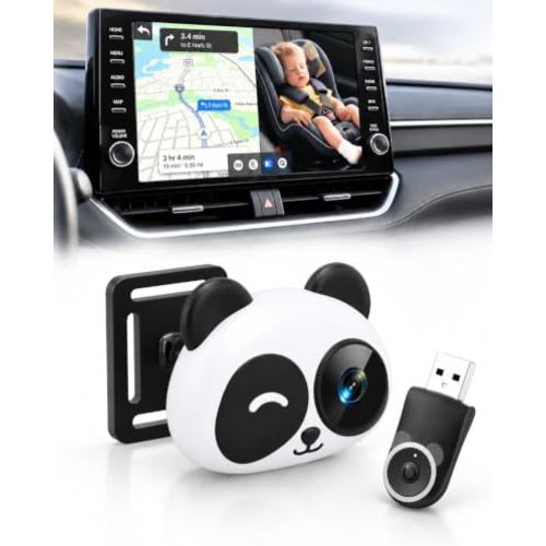 Baby Car Camera Carplay Monitor for Backseat Babycam