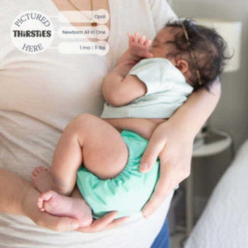 All in One Cloth Diaper for Newborns | Cotton + Hemp Absorbency