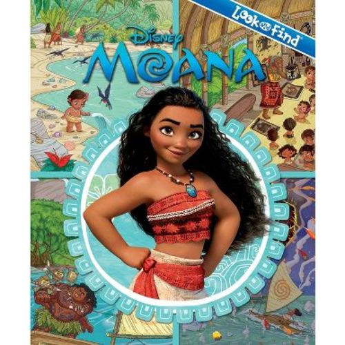 Disney Moana: Look and Find - by Pi Kids (Hardcover)
